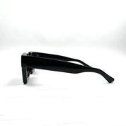 Urban Edge Rectangular Sunglasses - Black